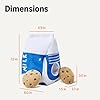 Amazon Basics Interactive Dog Squeak Toys with 1 Milk Carton and 4 Cookies, Ideal for Puppies, Small and Medium Dogs #4