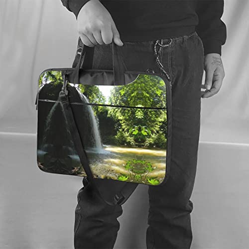 Bolso portátil con estampado bosque para uso unisex miniatura 2