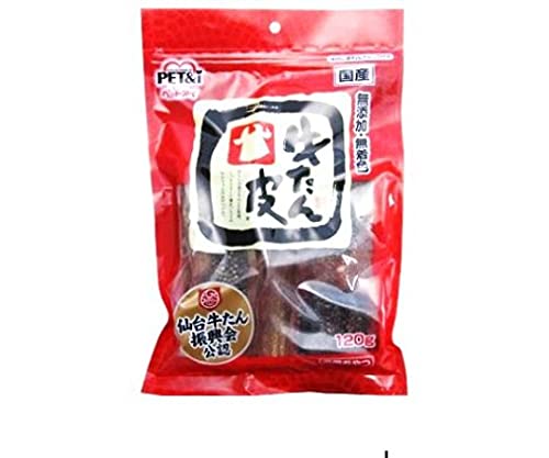 ペットアイ 牛たん皮 120g