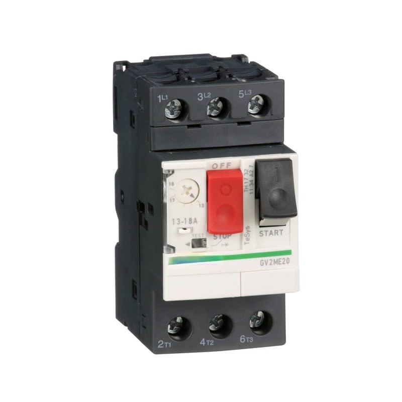 Disjoncteur Thermique TeSys Évite Surcharge Moteur GV2ME20 Bouton 13-18 A Courant
