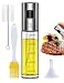 Produktbild DAYNEW Öl Sprüher, Olive Ölsprüher zum Kochen 4 in 1 nachfüllbare Öl und Essig Spender Sprühflasche mit Backpinsel,Reinigenbürste und Öltrichter zum BBQ, Brot backen, Küche, Kochen, Salat (100ML)