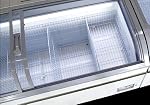 AFE XS-700YX Curved Glass Top Chest Freezer - 79" Width
