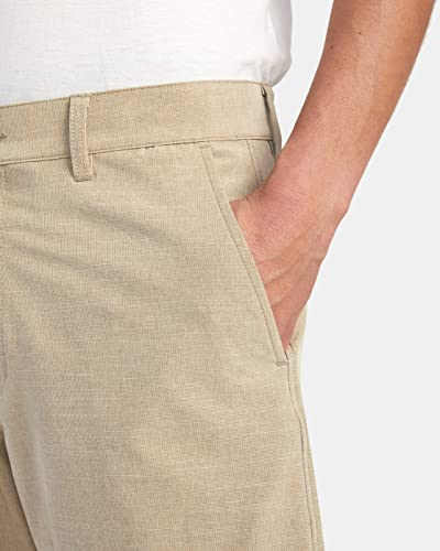 Rvca Men's Balance Hybrid Shorts Boardshorts/Walkshorts Trunks (Khaki, 32) #TOP5