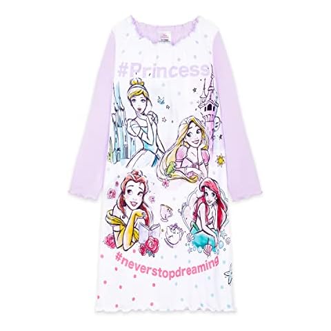 Disney Prinzessinnen Nachthemd Mädchen Langarm Cover
