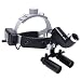 6X Loupes Binocular Magnifer with 5W LED Head Lamp Adjustable Spot Size with One Battery