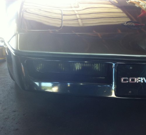 Subject 9 - Fits: Corvette Pre-Cut Vinyl Overlay Taillight Plus Tint (1984 1985 1986 1987 1988 1999 1990) Dark #TOP5