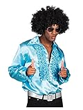 Temática: Décad DISBACANAL Camisa Disco Party Turquesa - XL