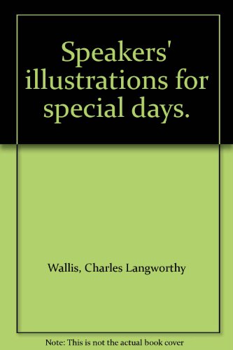 Speakers' illustrations for special days. B007T3Z3Z8 Book Cover