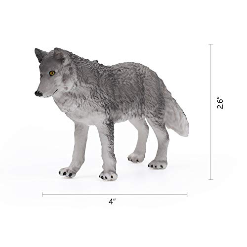Restcloud 7Pcs Wolf Toy Figurines Set Wolf Animals Figures (Wolf Set A) #TOP5