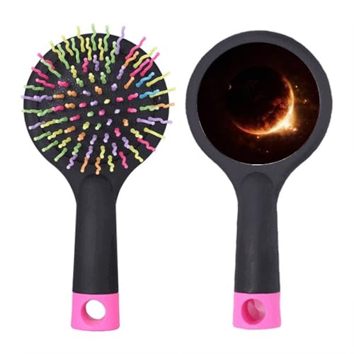 Brosse à cheveux démêlante à coussin d'air motif illustration de l'univers