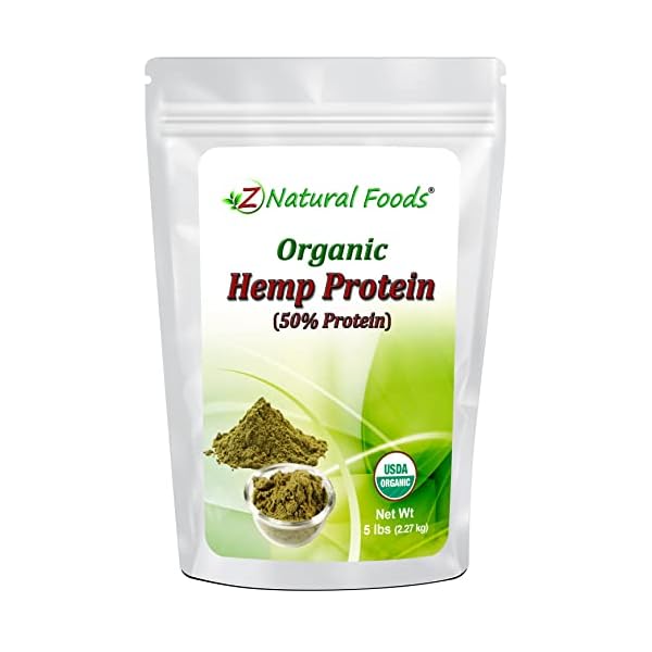 Organic Hemp Protein Powder Unflavored Unsweetened Plant Based