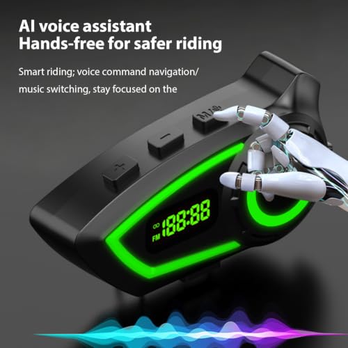 Auriculares Bluetooth para casco manos libres impermeable reducción ruido 3