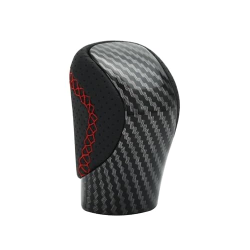 Qkkmuo C Shift Knobs Ar Automati Gear Shift Knob Black/Red/Carbon Fiber For Lexus For Es For Gs-450H For Gx For Is-300 For Nx-300H For R-300 For Rx-350 Manual Ar Gear Stick Knob(C)
