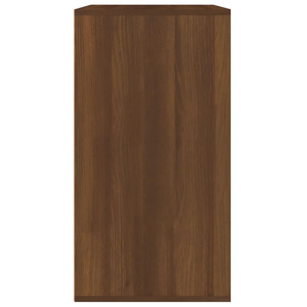 Meble Przedmiot dom Kosmetyczka Brązowy Dąb 80x40x75 cm Engineered Wood-Furniture