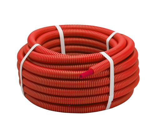 Couronne Tube PER Gainé Rouge Ø16 - Longueur 50 mètres NOYON & THIEBAULT