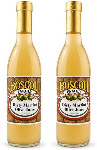 Boscoli Dirty Martini Olive Juice 12.7 oz - Pack of 2