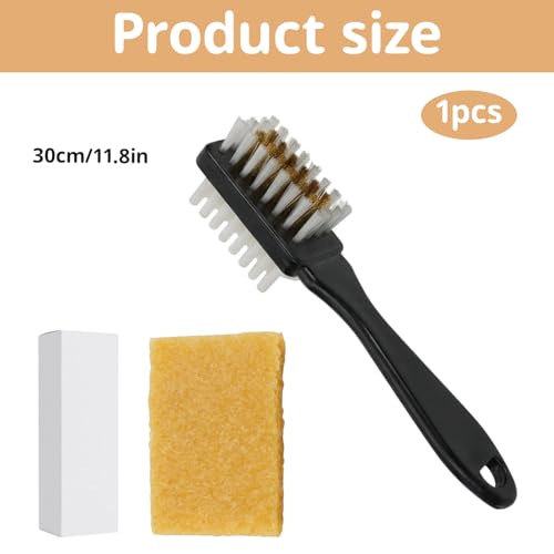 NCXFTP Suede Eraser, Suede Brush for Shoes, Suede Cleaning Kit, 3-Piece Shoe Care Set for Birkenstock, Sneakers, Leather Footwear, Multi-Surface Maintenance Tools by NCXFTP - Used condition - Image 2