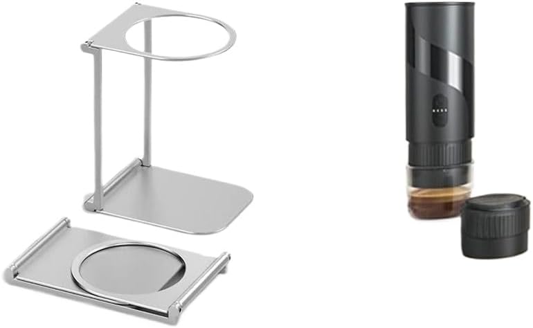 Portable Coffee Maker Home Office Automatic Capsule Extraction Travel Camping Gifts (Coffee machine/1S/free bracket)