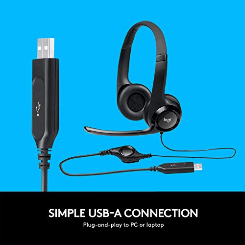Blucoil Blue Yeti Usb Mic For Recording & Streaming On Windows & Mac (Blackout) Bundle With Logitech H390 Wired Headset, Stereo Headphones With Noise-Cancelling Microphone Boom Arm Plus Pop Filter #TOP7