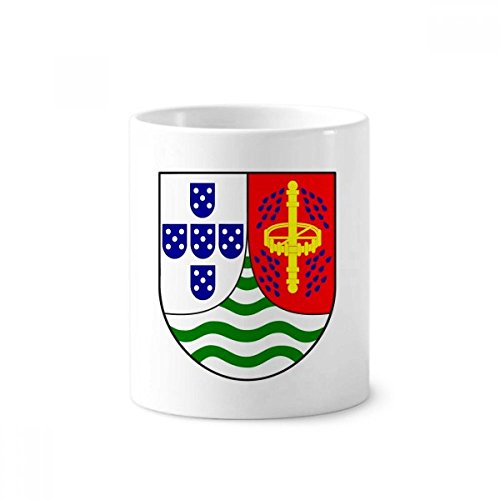 Porte-brosse à dents Sao Tomé-et-Principe tasse en céramique de bureau