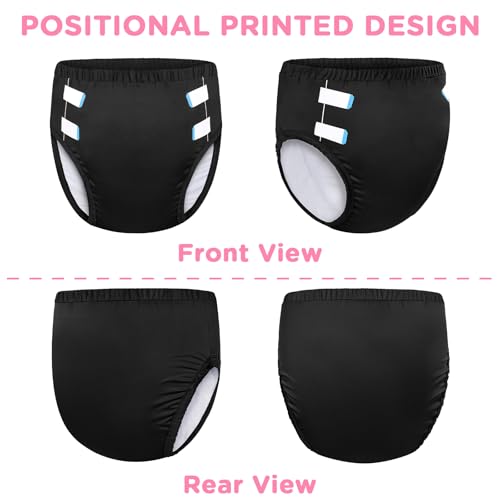 Image of Littleforbig Soft Silky Underwear Comfortable Washable Reusable Primary Comfort Cloth Adult Training Pants