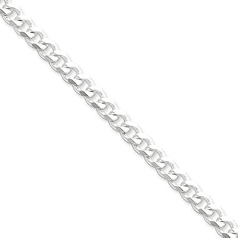 Sterling Silver 7mm Curb Chain 