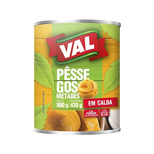 VAL Pêssego Em Calda Lata Val Alimentos 430G
