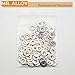 MR. ALLOY #10 Stainless Flat Washers for Screws Bolts, 7/32