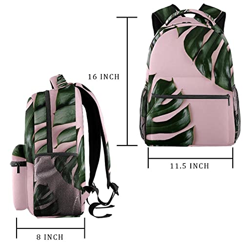 Sac à dos décontracté haute capacité grand volume imprimé tropical - 2