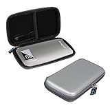Anleo Hard Travel Case for POWERADD Pilot 4GS 12000mAh / Uni-Yeap 11000mAh External Battery Charger Power Bank (Grey)