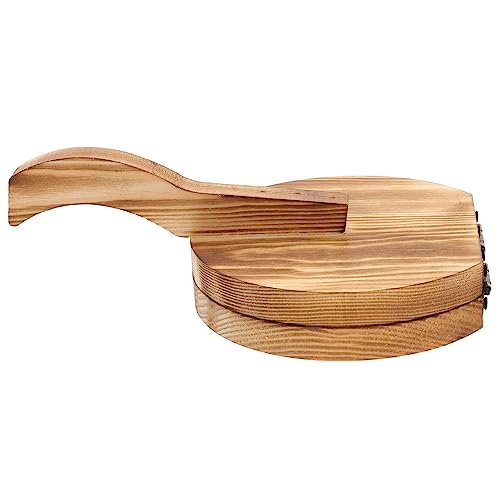 SHOWERORO Dumpling Wrapper Maker Wood Dough Pressing Mold Kitchen Dumpling Press Dumpling Skin Artifact Wood Dumpling Presser