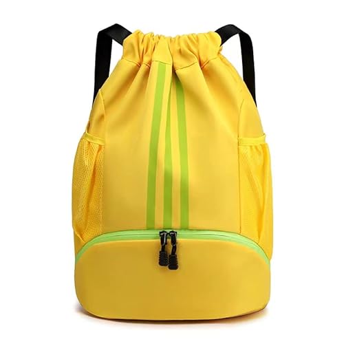 Mochila con Cordón, Mochila Saco TKTTBD, Bolsa de Deporte para Mujer y Hombre, de Nailon, Bolsa de Mochila, Bolsa de Gimnasio, Mochila para Deportes y Viajes
