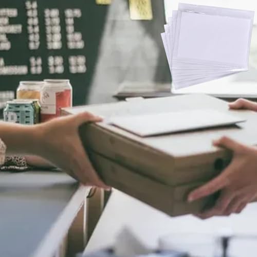 Lieferscheintaschen Dokumenttaschen Sichttaschen A5, Lieferscheintaschen, Transparent Versandtaschen, Selbstklebende Begleitpapiertaschen, Dokumententaschen Transparent Selbstklebend, 25Stück