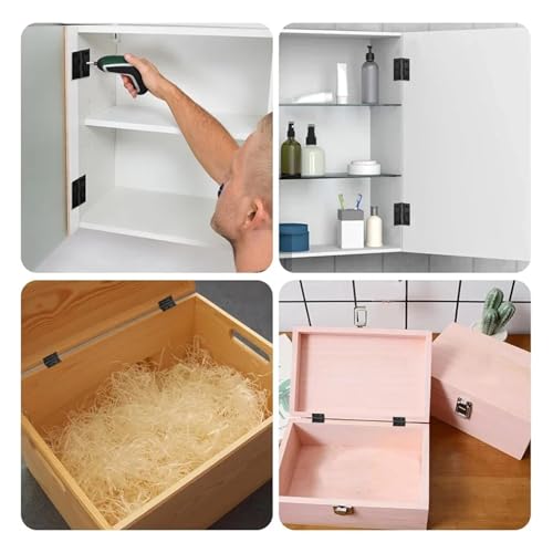 Réparation charnière meuble arrachée avec support plat inox
