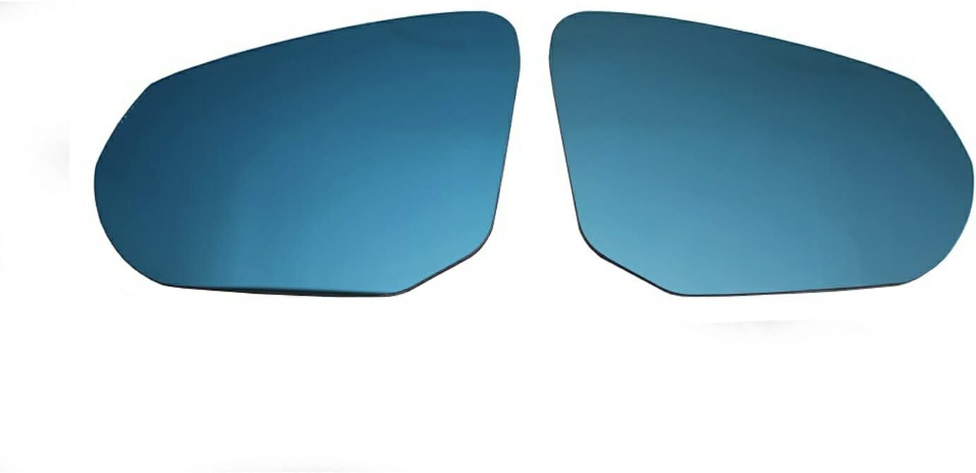 Autostyle ワイドビュー ブルー ドアミラーレンズ アウディ Q2 (GA) / Q3 (F3)