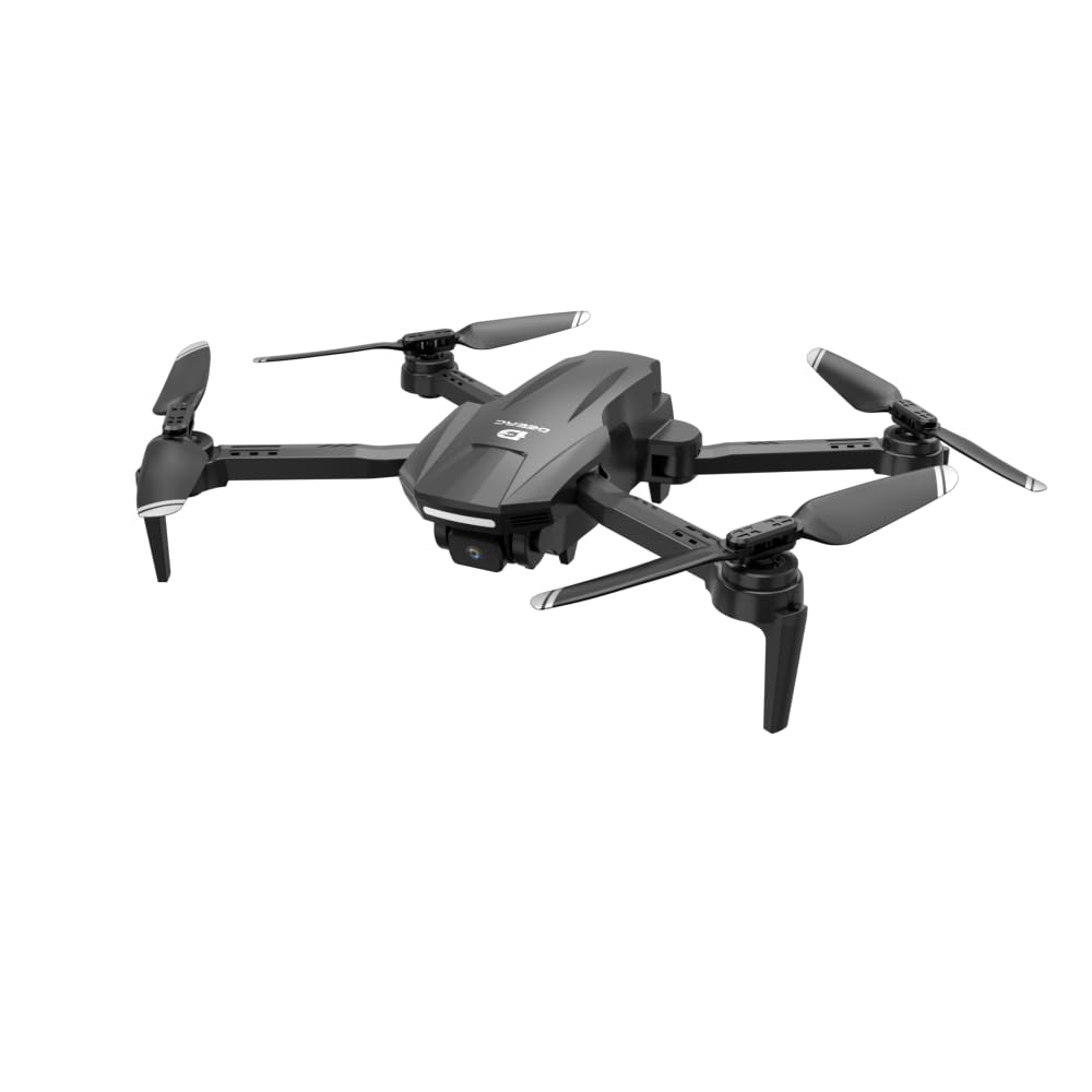 DEERC D60 Drone with Camera for Adults and Kids, 1080P HD FPV, Foldable RC Quadcopter with Gesture & Voice Control, Gravity Sensor, 22 Min Flight, Altitude Hold, Headless Mode, Beginner-Friendly Gift