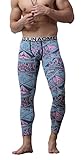 WUAMBO Men's Soft Baselayer Leggings Long Johns Thermal Pant