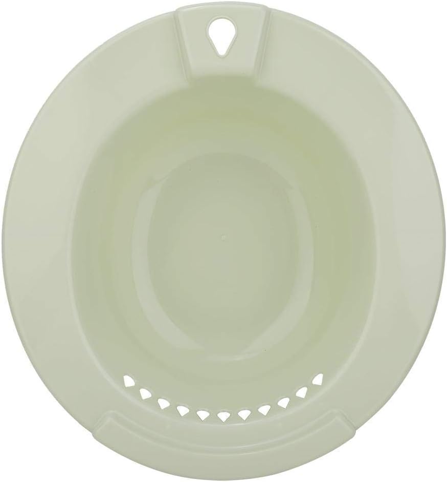 Toilet Hip Bath Tub Washing Basin for Pregant Women Hemorrhoids Patients Bath Over-The-Toilet Perineal Soaking Bath Ideal for Post-Episiotomy Patients(Green)