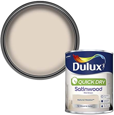 Dulux Quick Dry Gloss Paint For Wood And Metal - Pure Brilliant White 2. 5 Litres