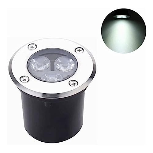 Spot Empotrable para Piso Exterior LED Impermeable, Luces de Pozo en el Suelo, para la Iluminación Paisajística de Jardines, Patios y Entrada, IP67 Resistente al Agua AC 85V-265V...