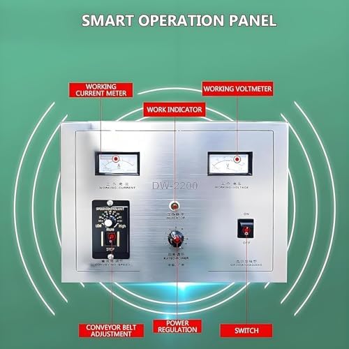 2200W Automatic Continuous Electromagnetic Induction Bottle Cap Sealer, High-Speed Band Sealer for Plastic Bottles (2-30cm, 60-130mm) - Efficient Sealing Solution