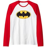 Logotipo clásico de DC Batman Camiseta Manga Raglan