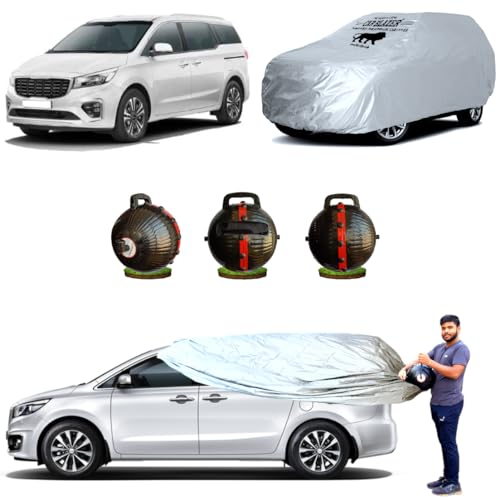Image of CARBLAZER Compatible for Ford Figo, Semi-Automatic Full Body Bike Cover,CARBLAZER - Heavy Duty Device | 100% Dust Proof | UV Safe | Water Resistant | Anti-Theft | ScratchProofCover
