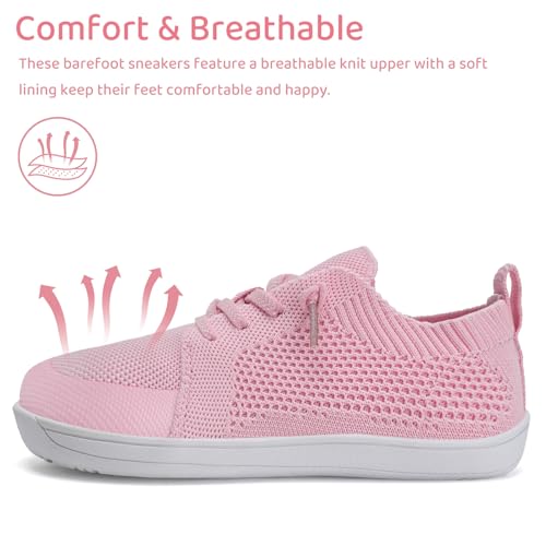WateLves Toddler Little Kids Wide Barefoot Shoes Boys Girls Minimalist Sneakers Lightweight Breathable Walking Shoes | Naturally Splay | Flexible Fit2