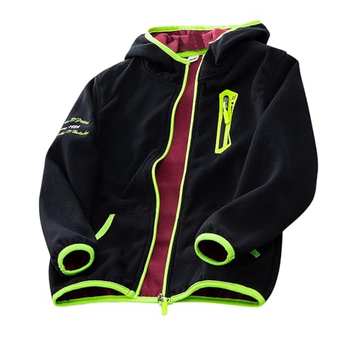 Boy Full Zip Hoodie Jacket Fashion Lightweight Long Sleeve Open Front Sweatshirts with Pockets Hiking Sports Outfits