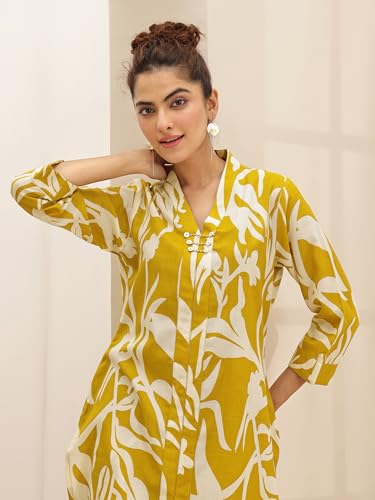 Image of Libas Printed Cotton Blend Co-ord Set