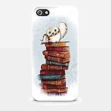 Fast shipping Owl Hedwig Harry Potter for funda Iphone and Funda Samsung Galaxy Case funda (funda Iphone 5/5s White)