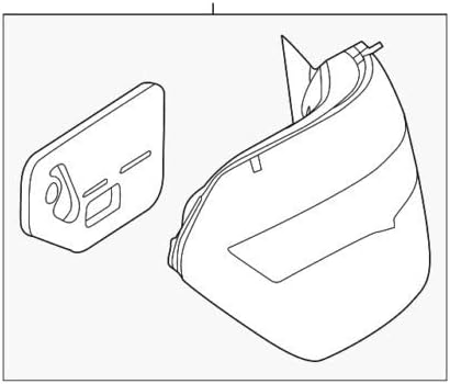 Genuine Mercedes-Benz Tail Lamp Assembly 212-906-07-57