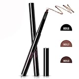 Bodermincer 3 Colors Waterproof Eyebrow Pencil (B013-dark brown-1PCS)