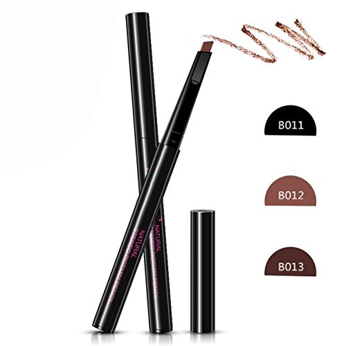 Bodermincer 3 Colors Waterproof Eyebrow Pencil (B013-dark brown-1PCS)
